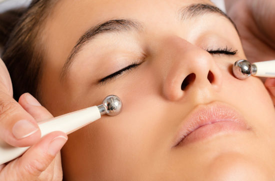 Galvanic Facial - unclog your pores and prevent the development of acne breakouts.